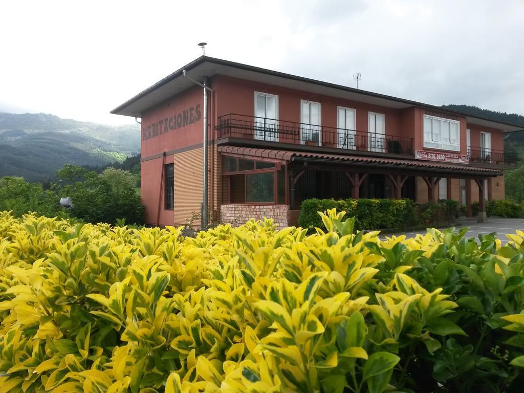 Pension Bide-Ondo Amorebieta-Etxano Bagian luar foto